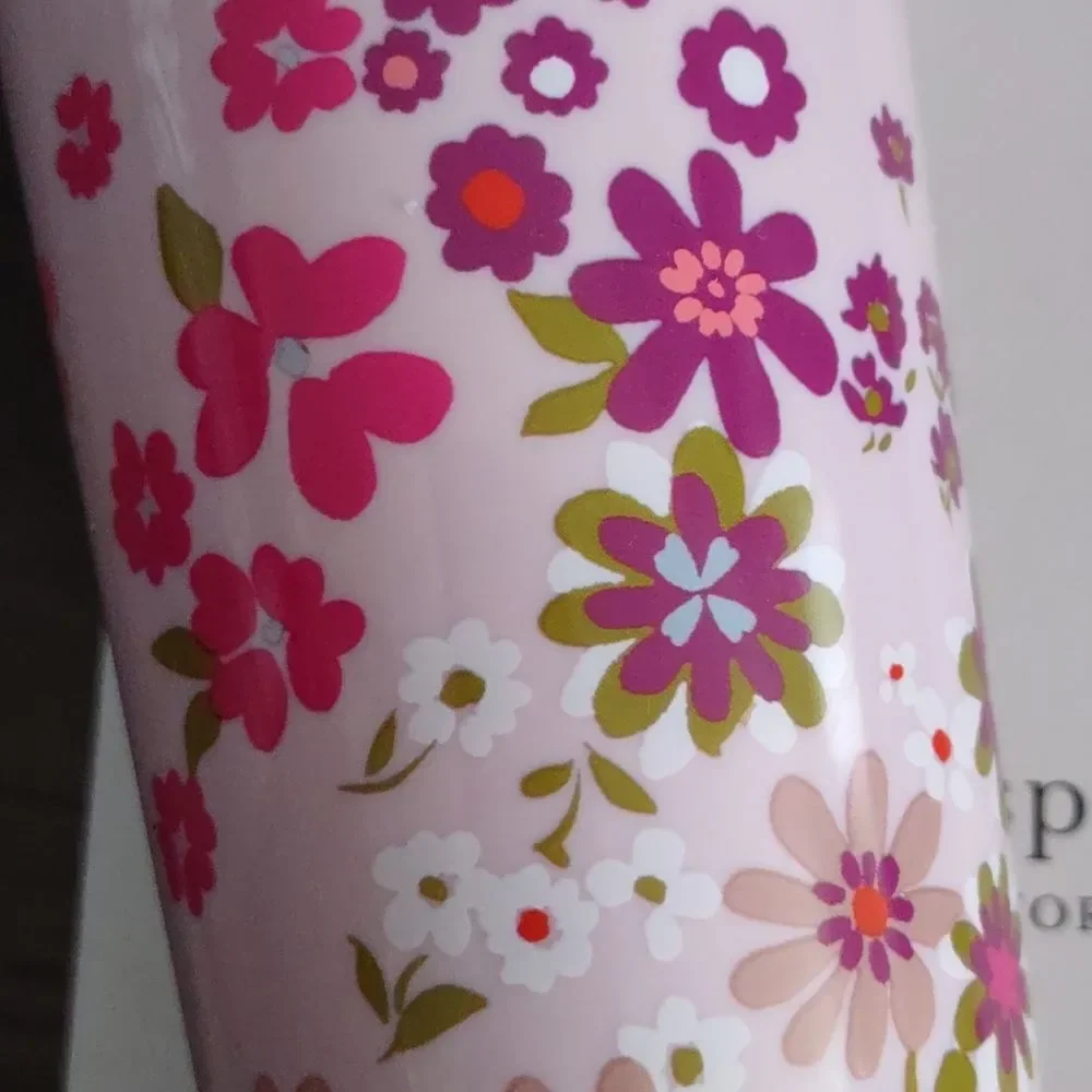 NIP kate spade New York Insulated Travel Mug in Pacific Petals